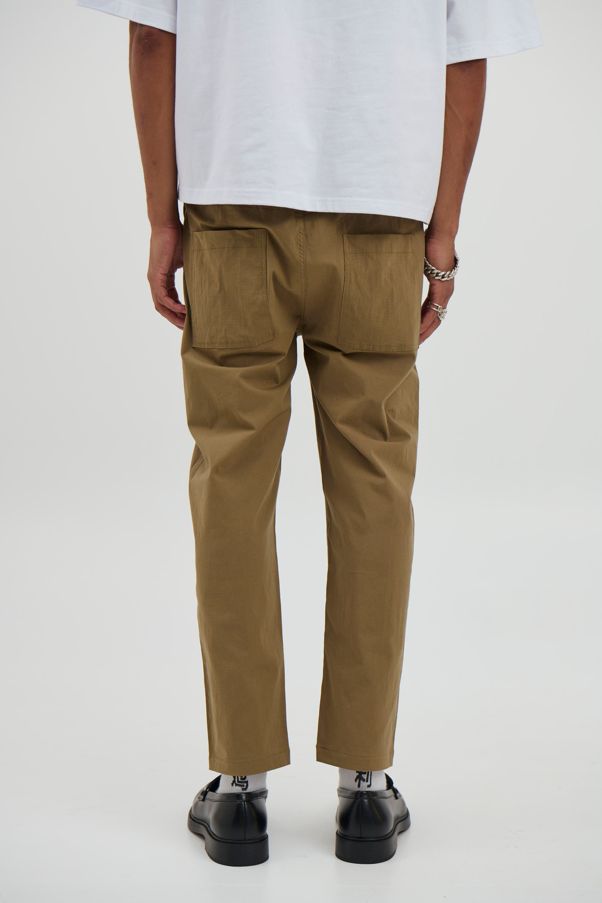 Novaroᵀᴹ Locky Straight Pant – Men’s Stripe Drawstring Tapered Fit