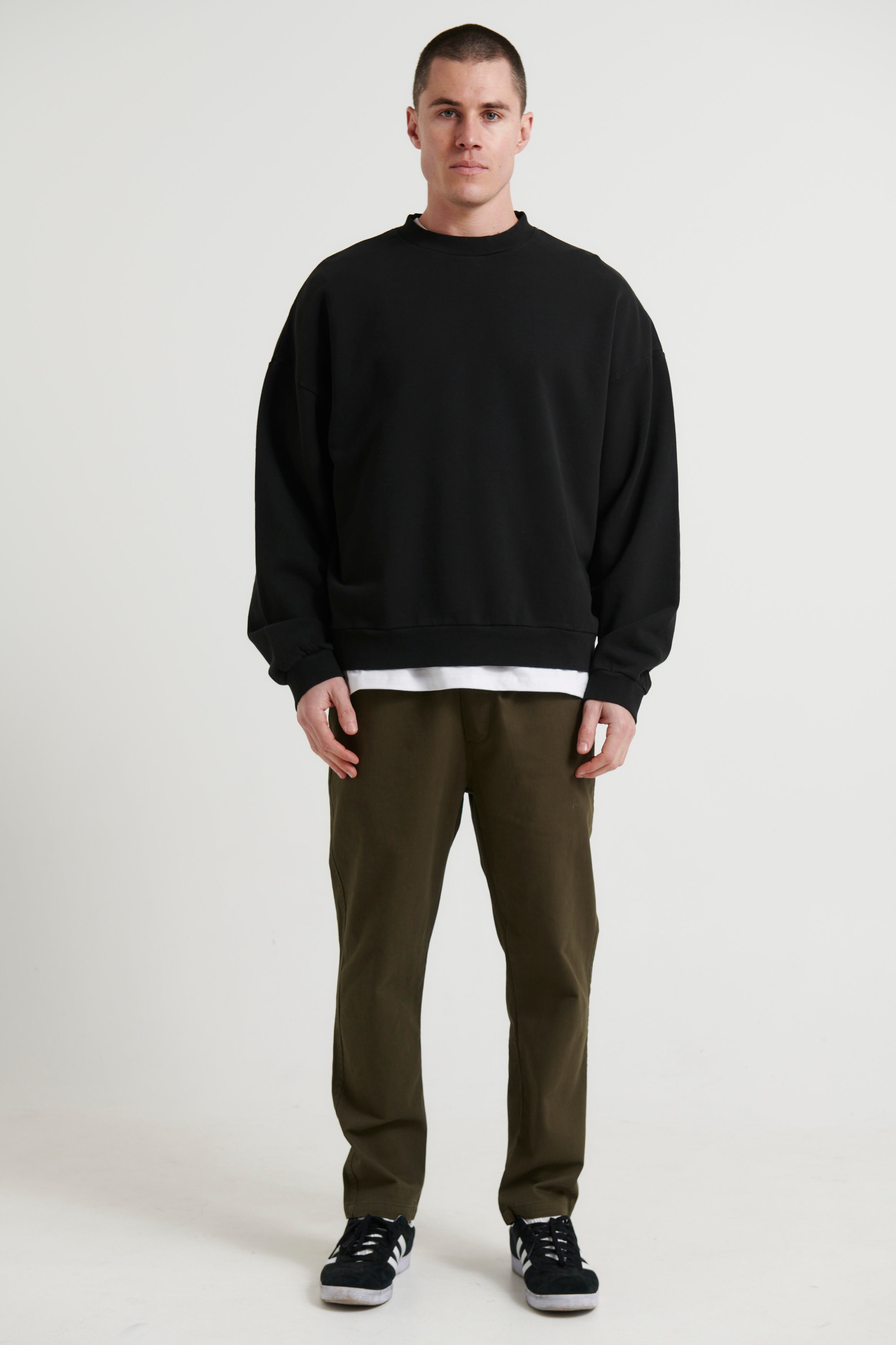 ELI DROP SLEEVE SWEATER BLACK -  FINAL SALE