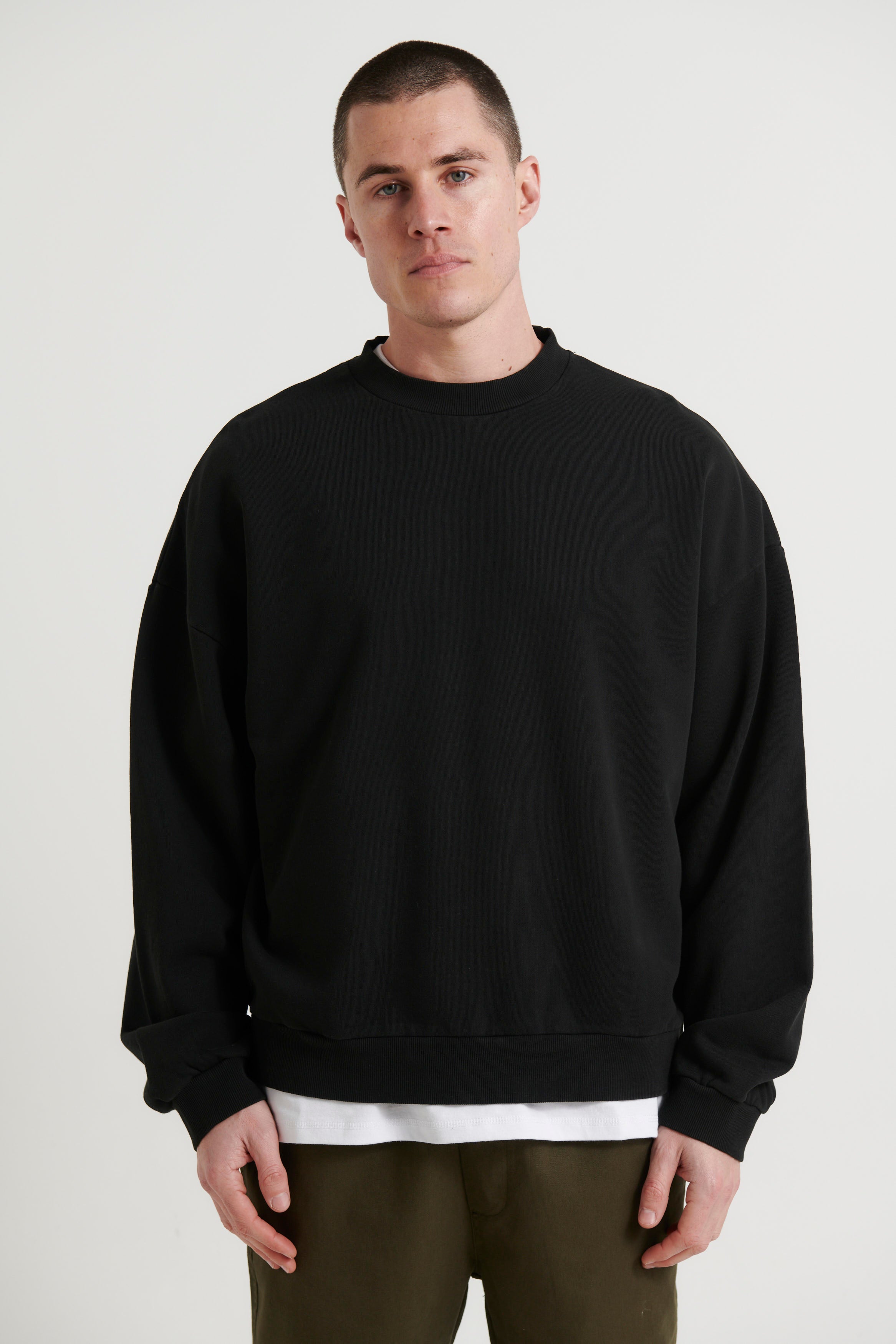 ELI DROP SLEEVE SWEATER BLACK -  FINAL SALE