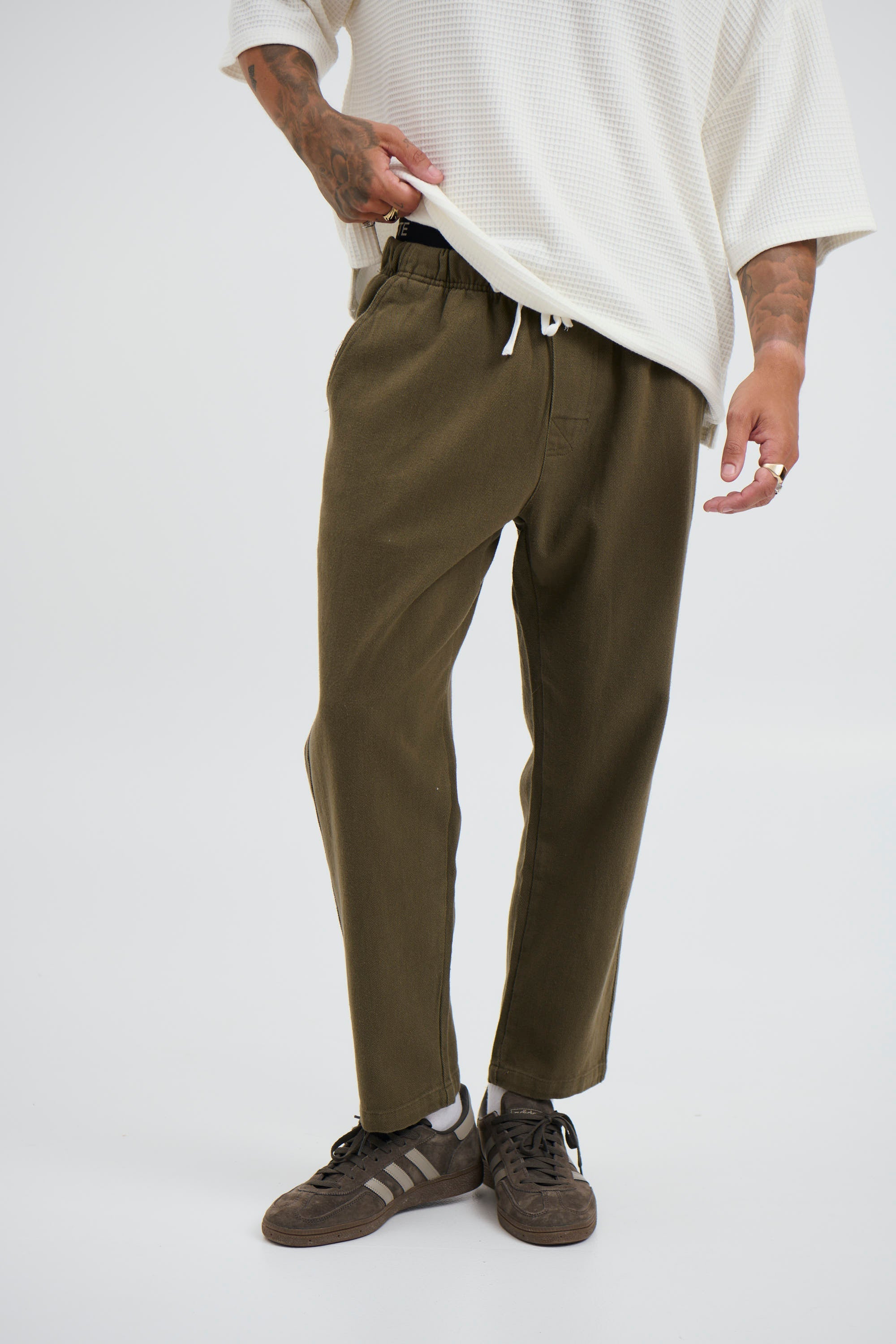 Olive Drift Pants