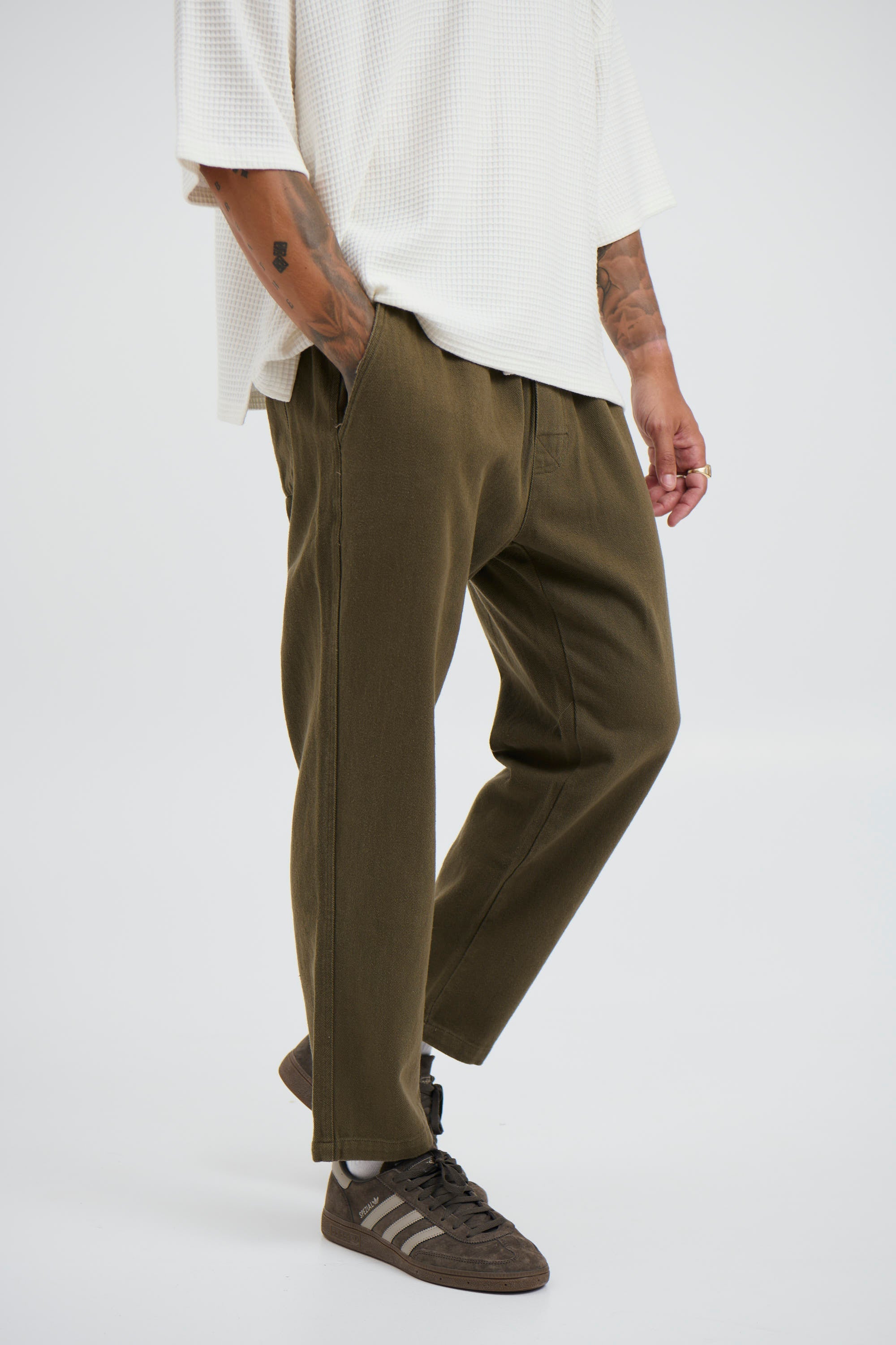 Olive Drift Pants