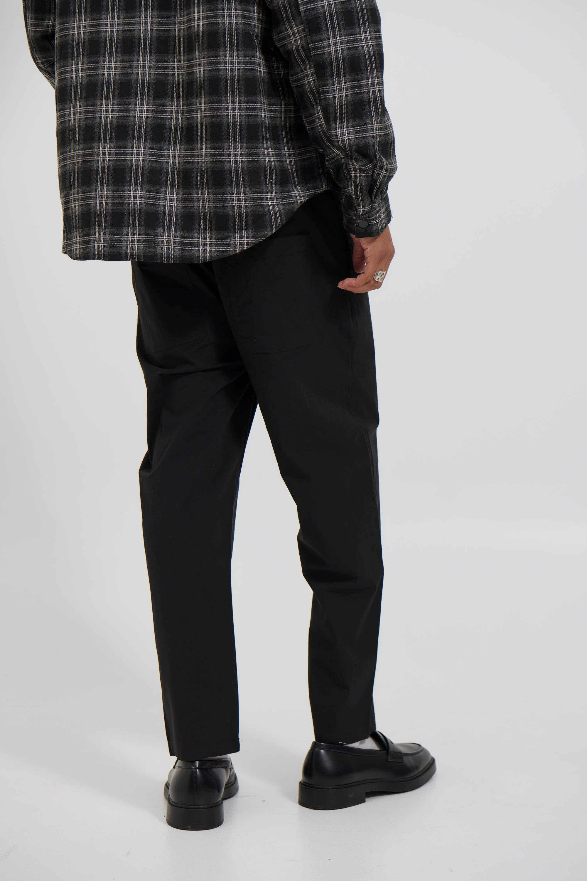 Novaroᵀᴹ Locky Straight Pant – Men’s Stripe Drawstring Tapered Fit