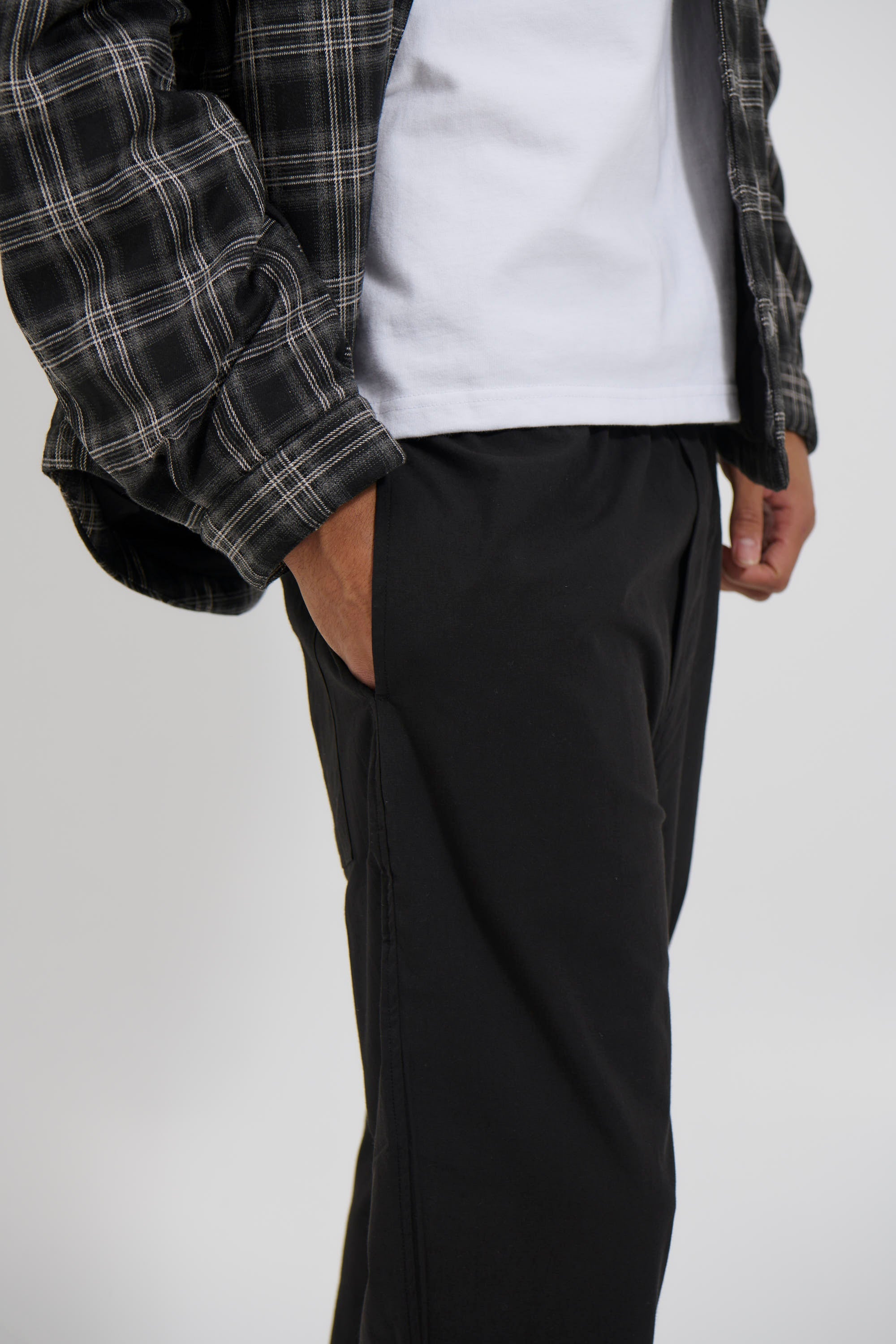 Novaroᵀᴹ Locky Straight Pant – Men’s Stripe Drawstring Tapered Fit