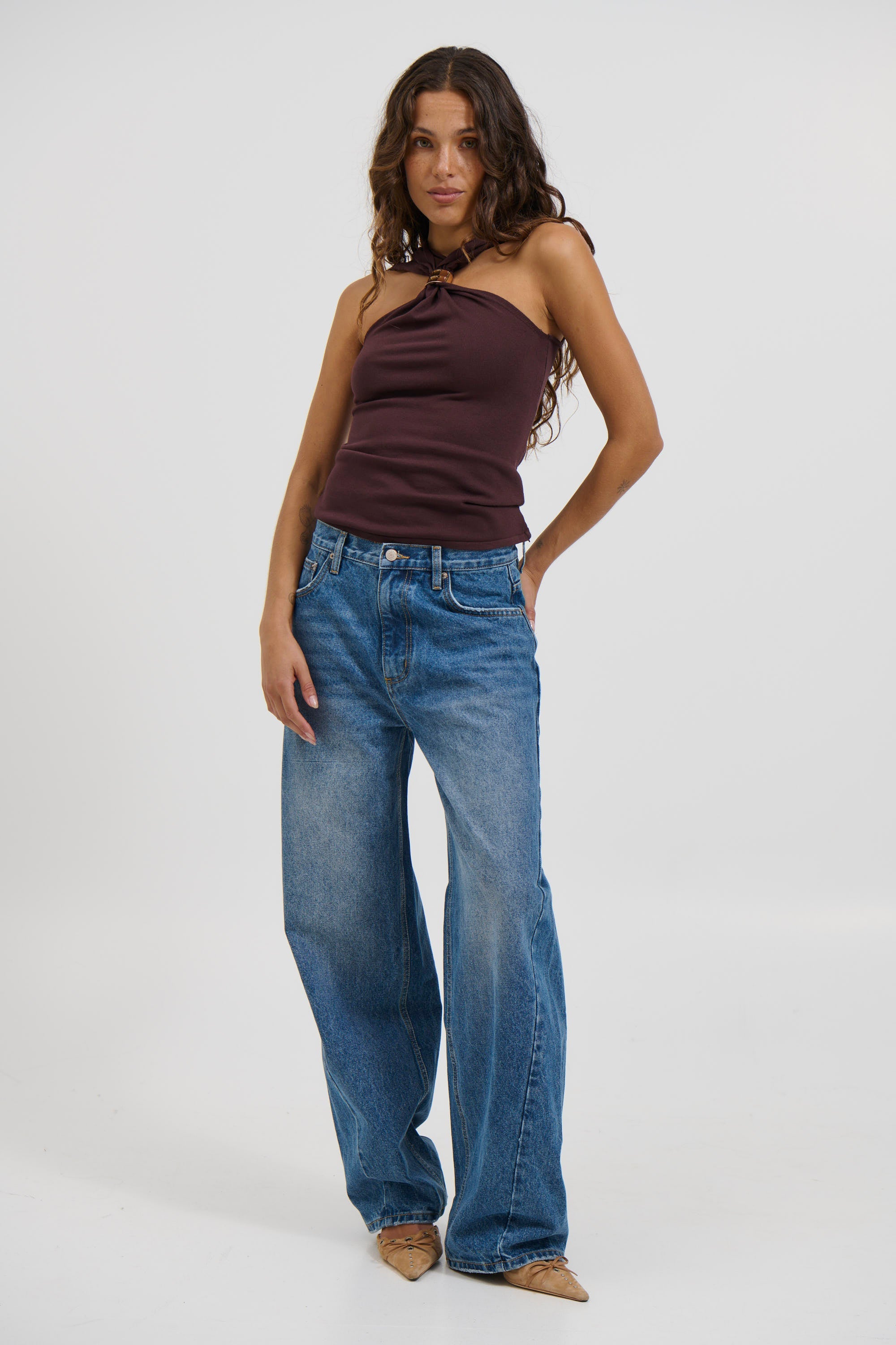 Haven Jean – True Blue Barrel Leg