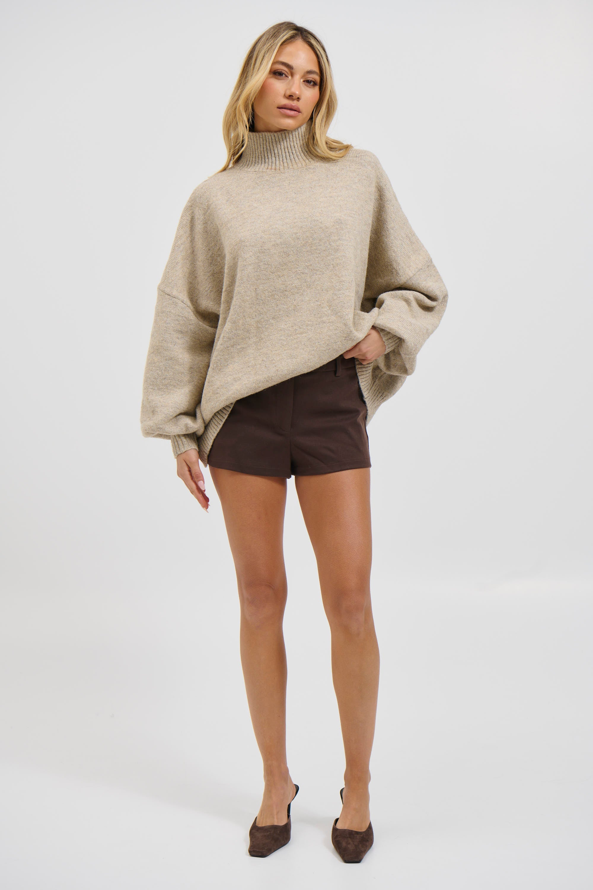 Liora Knit – Dark Grey Cozy Sweater
