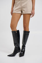 Aveline Boot Black Shine