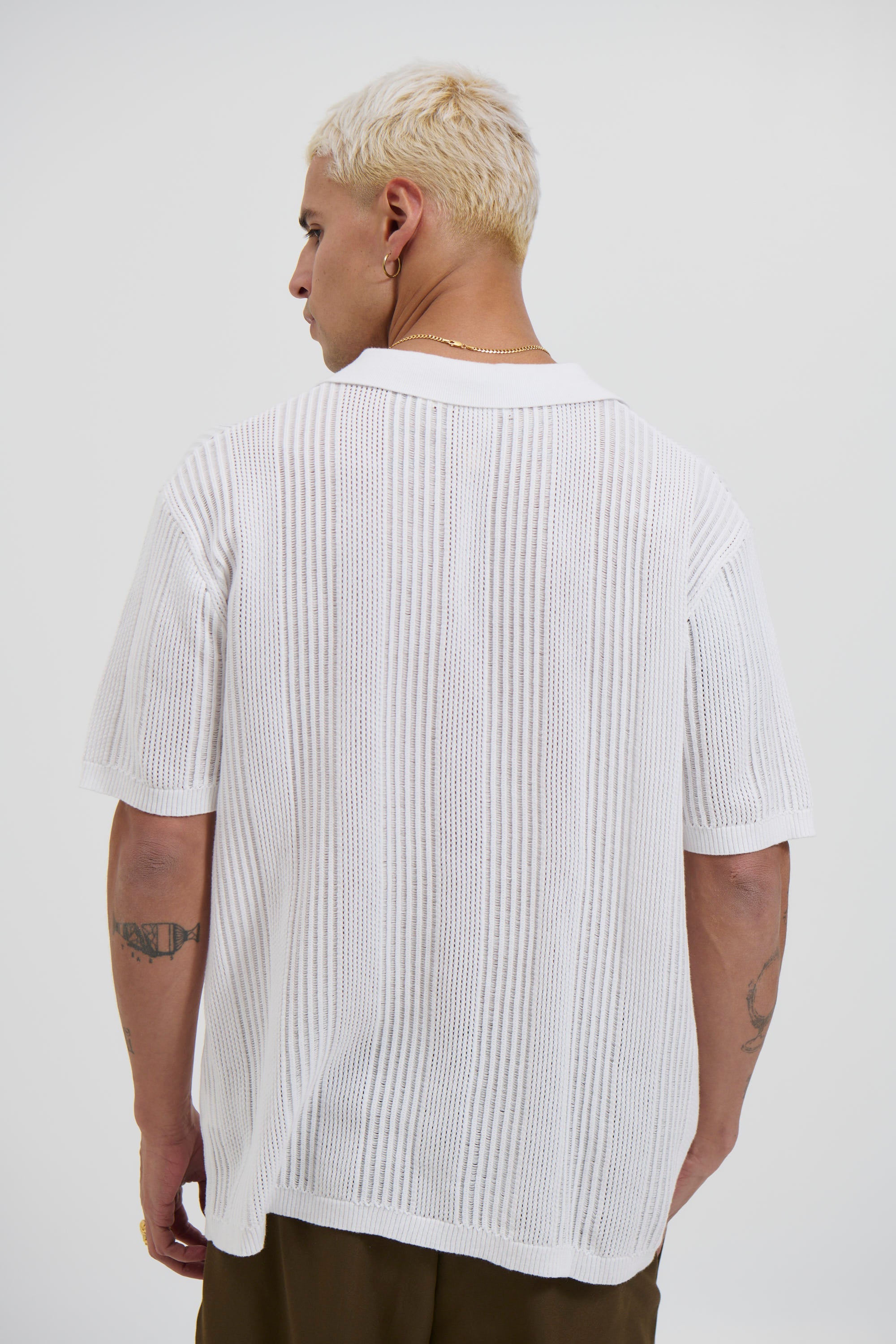Verrin™ Relaxed Polo – White, Short Sleeve, Classic Fit