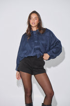 Aureviaᵀᴹ – Cropped Midnight Zip Layer