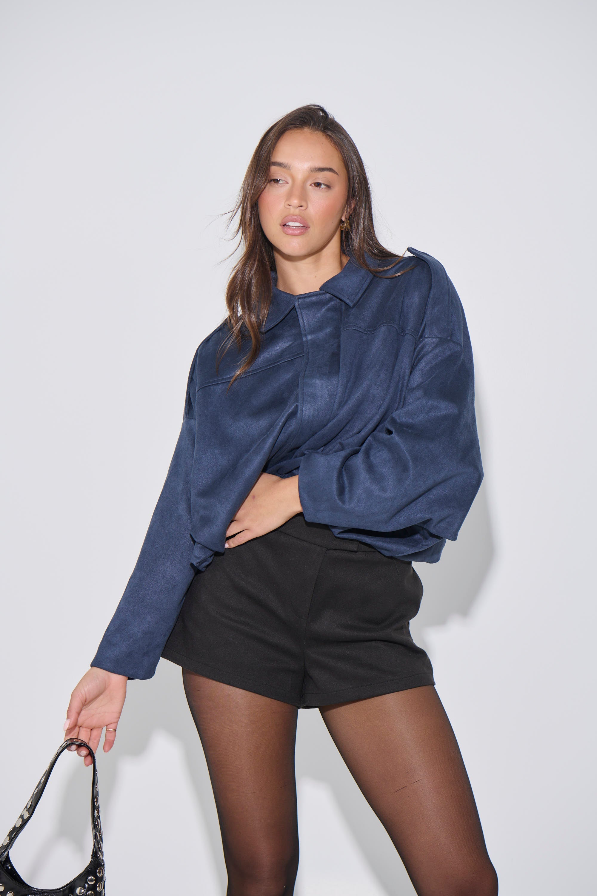 Aureviaᵀᴹ – Cropped Midnight Zip Layer