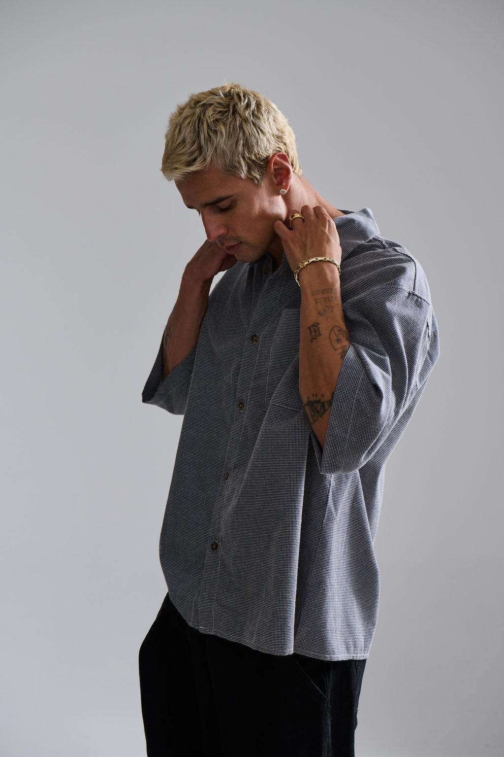 The Arlo Check Shirt Blue