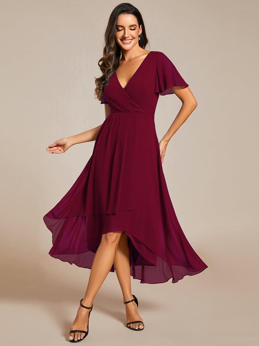 Elysian™ Midi Chiffon Wedding Guest Dress