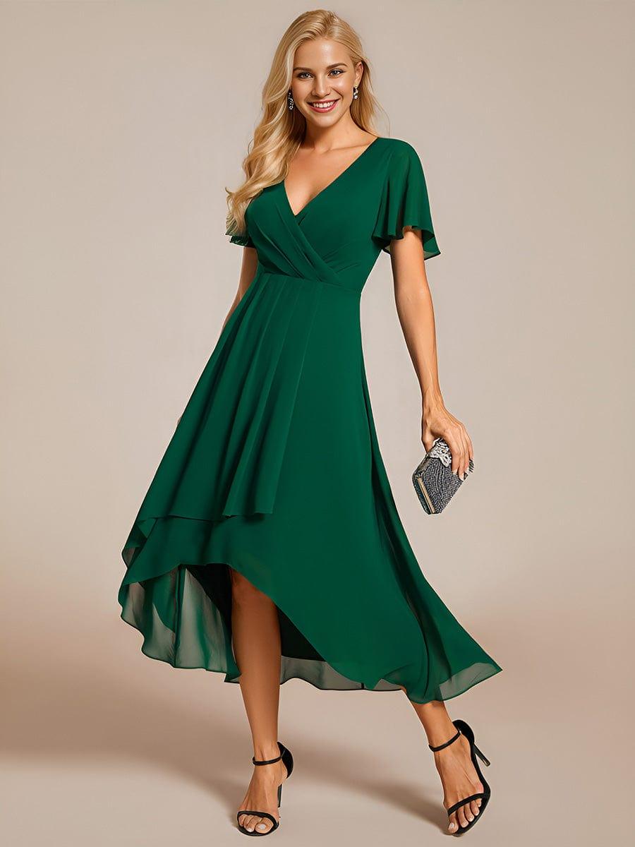 Elysian™ Midi Chiffon Wedding Guest Dress
