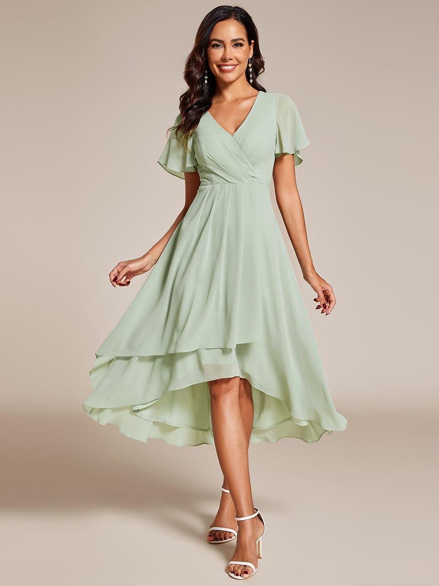Elysian™ Midi Chiffon Wedding Guest Dress