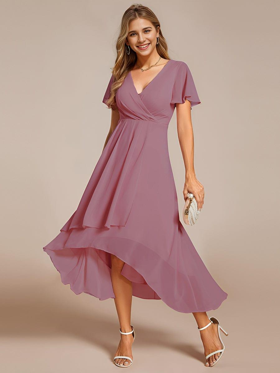 Elysian™ Midi Chiffon Wedding Guest Dress