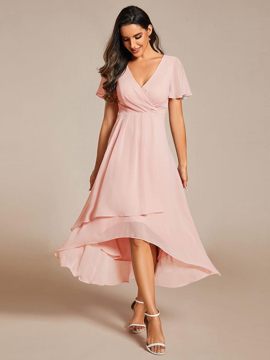 Elysian™ Midi Chiffon Wedding Guest Dress