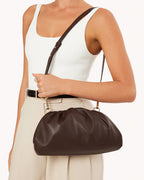 The Elise Clutch – Chocolate Brown