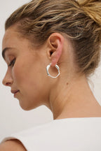 Serra Hoops Silver