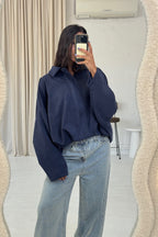 Aureviaᵀᴹ – Cropped Midnight Zip Layer